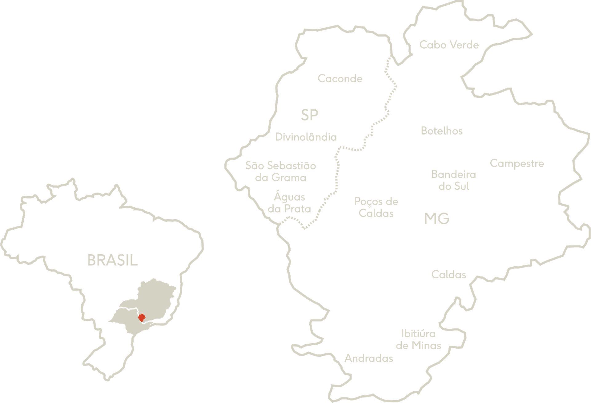 Mapa da Região Vulcânica